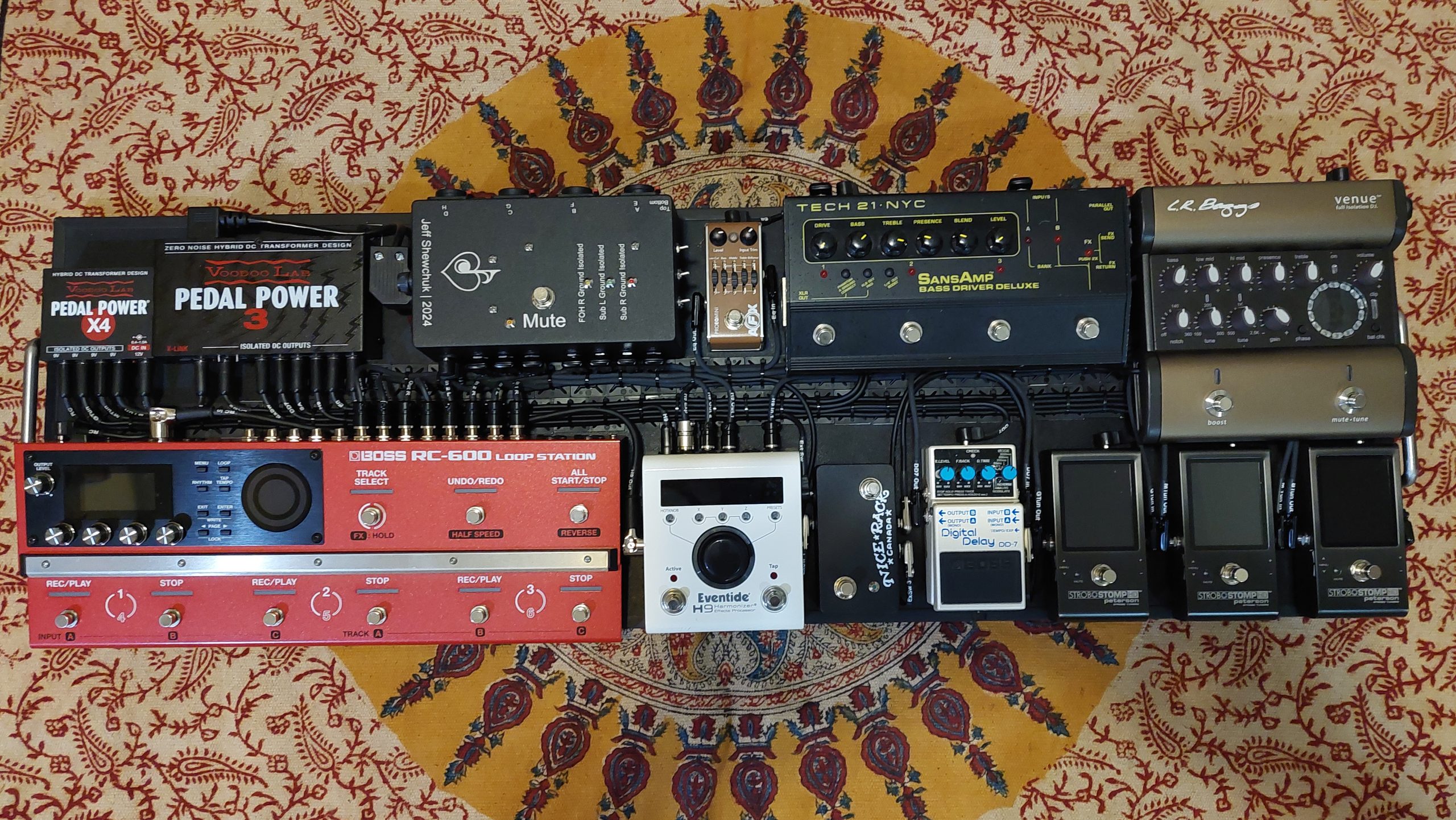 String Emergence Pedal Board system explained